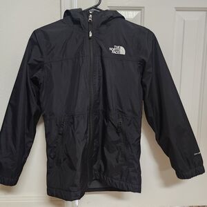 The North Face Black Hooded Jacket - Boys Size M/10-12